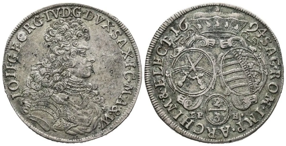 Sasko, Johann Georg IV., 1691 - 1694 — 1
