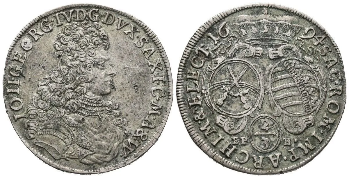 Sasko, Johann Georg IV., 1691 - 1694 — 1