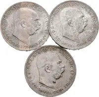 1 Koruna 1915, lot 3 kusů - fotografie 2