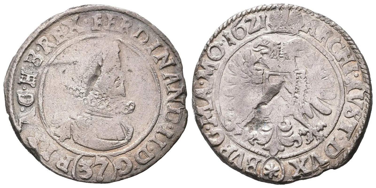 Ferdinand II., 1619 - 1637 (Mince kiprová) — 1