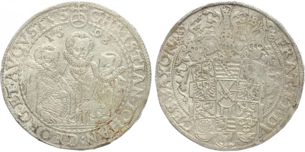 Sasko, Christian II., Johann Georg I. a August, 1591 - 1611 — 1