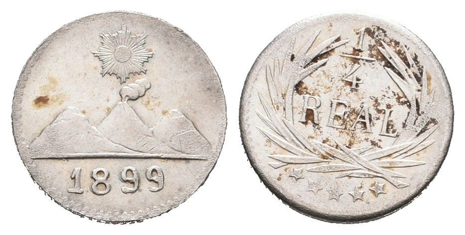 Guatemala, 1/4 Real 1899