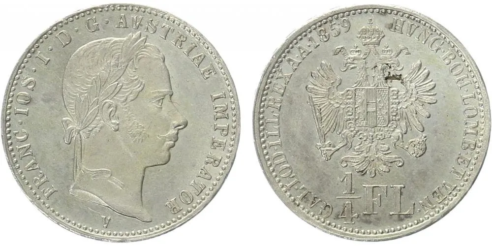 Rakouská a spolková měna, 1857 - 1892 — 1