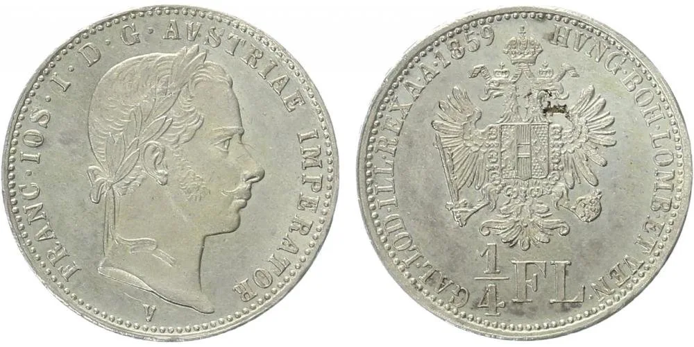 Rakouská a spolková měna, 1857 - 1892 — 1