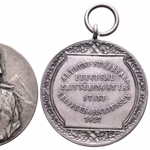 AR Medaile 1927 - Pamětní střelby na památku otevření nové střelnice.