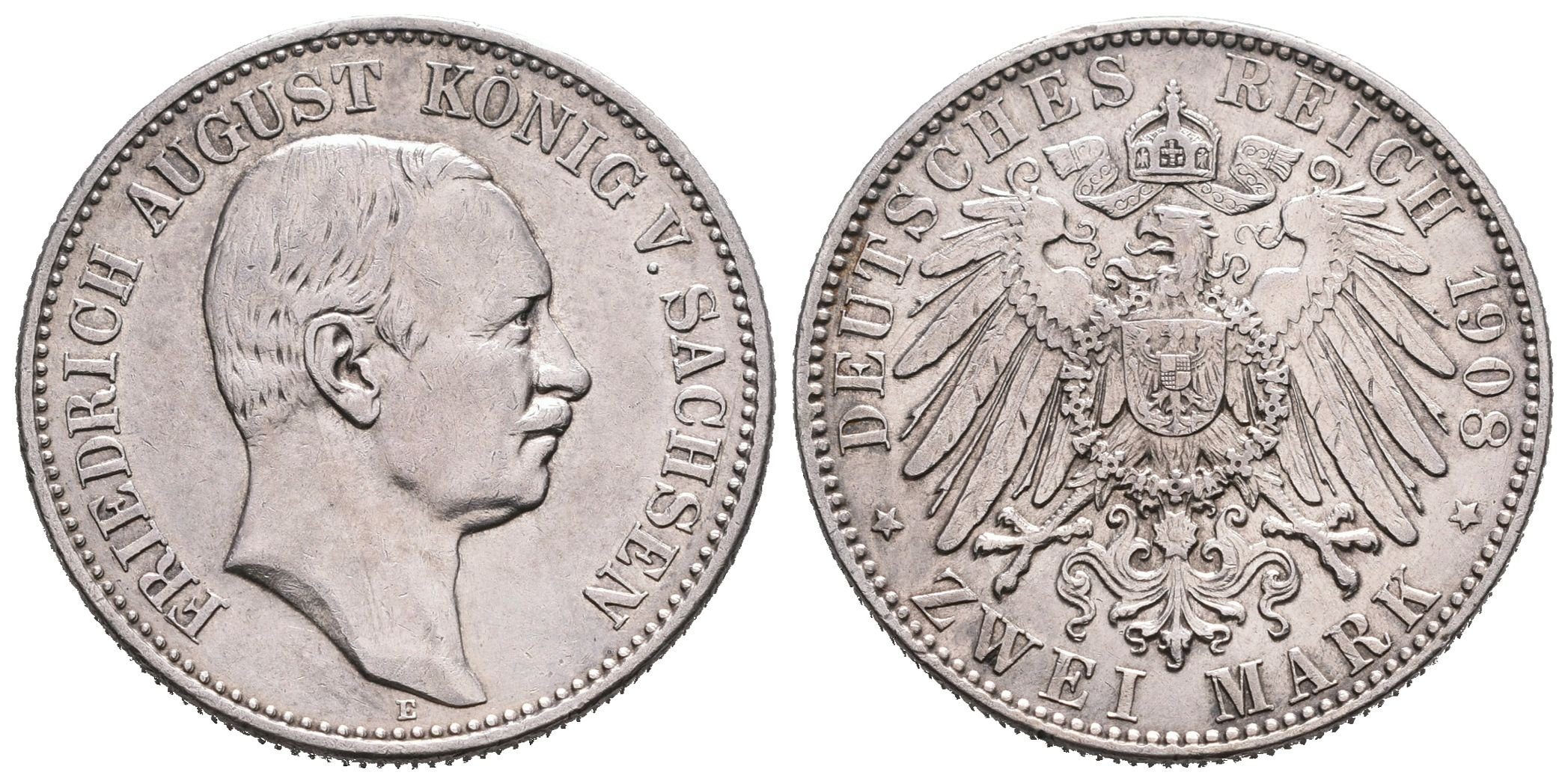 Sasko, 2 Marka 1908 E