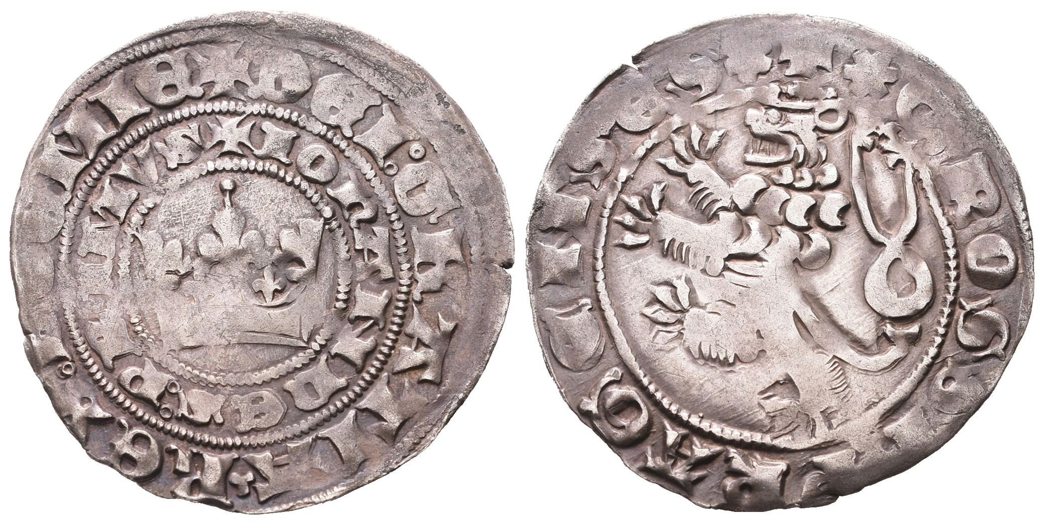 Jan Lucemburský, Pražský groš, Castelin 39