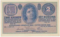 Rakousko - Uhersko, 2 Koruna 1914, nízká série C 1016, Hej.RU13c