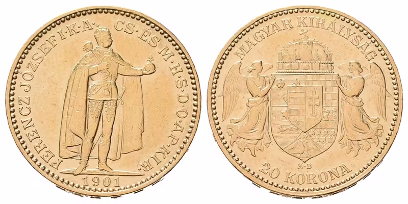 20 Koruna 1901 KB