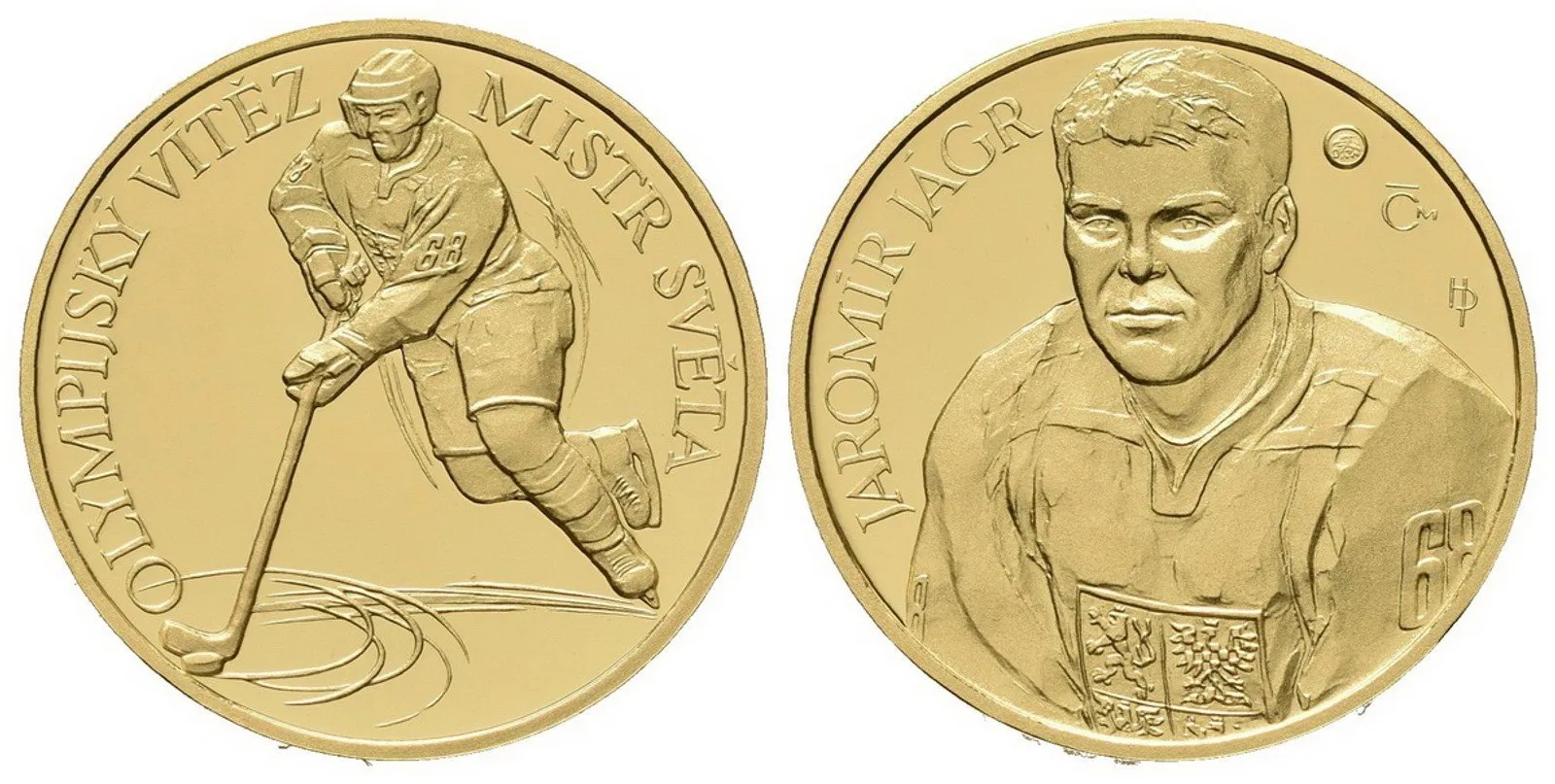 Medaile 2007 - Jaromír Jágr - mistr světa a olympijský vítěz