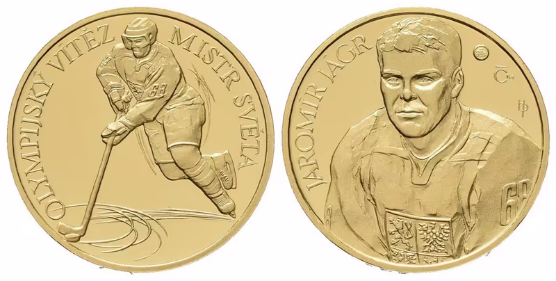 Medaile 2007 - Jaromír Jágr - mistr světa a olympijský vítěz