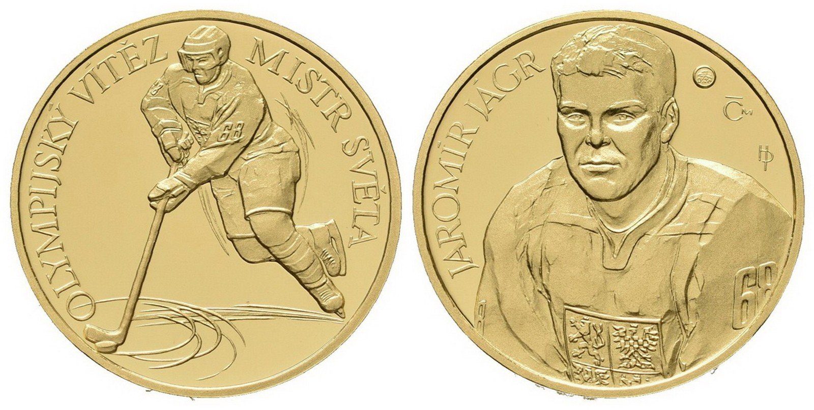 Medaile 2007 - Jaromír Jágr - mistr světa a olympijský vítěz