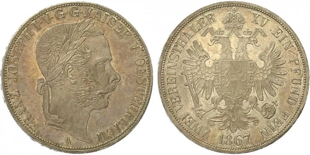 Rakouská a spolková měna, 1857 - 1892 — 1
