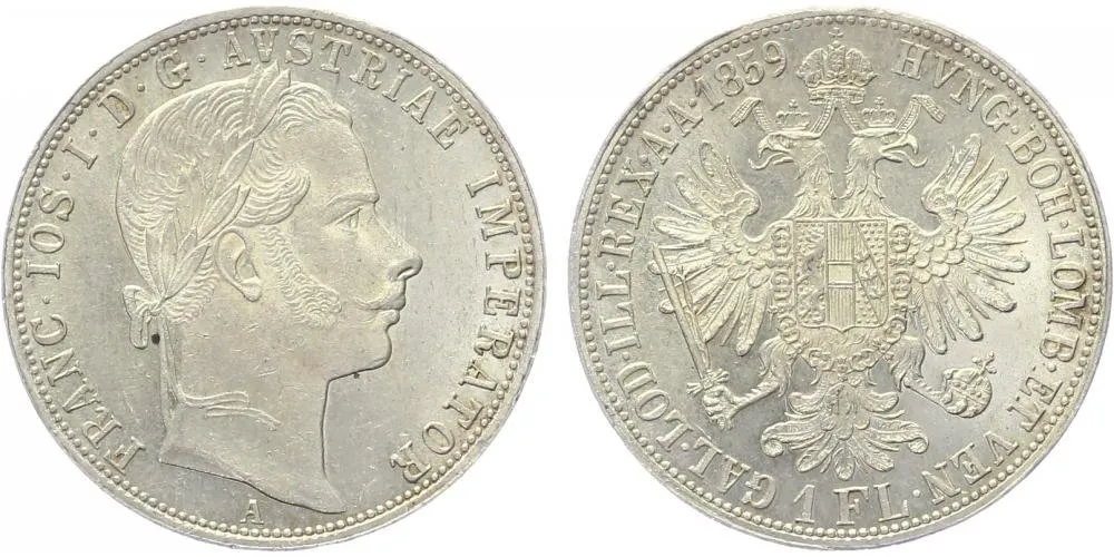 Rakouská a spolková měna, 1857 - 1892 — 1
