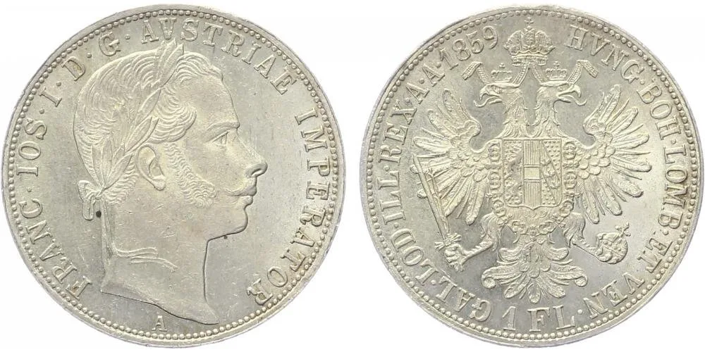 Rakouská a spolková měna, 1857 - 1892 — 1