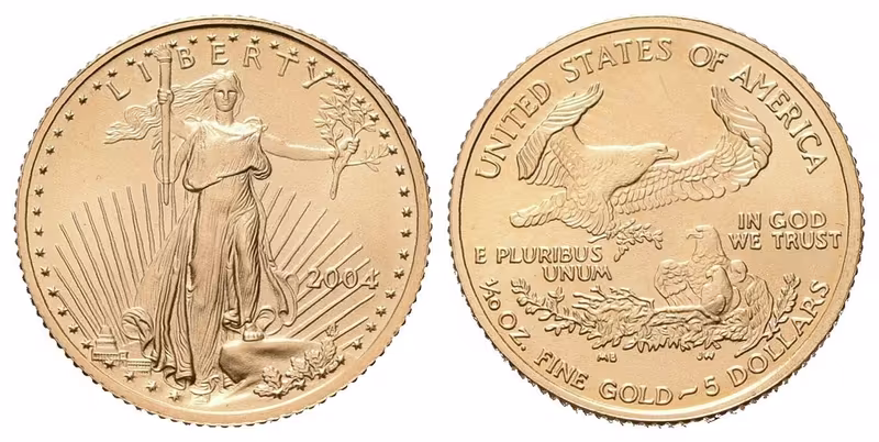 USA, 5 Dollars 2004
