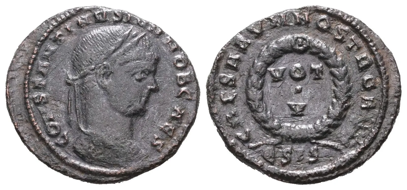 Constantinus II., follis, Siscia, RIC VII 163