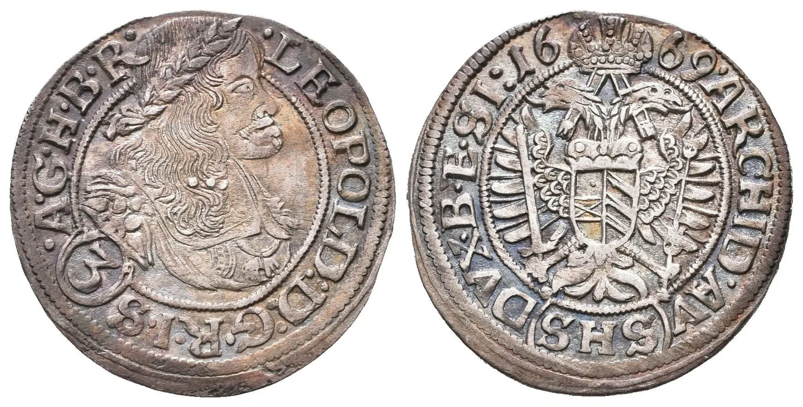 3 Krejcar 1669 SHS, Vratislav-Hammerschmidt, Hal.1623, — 1