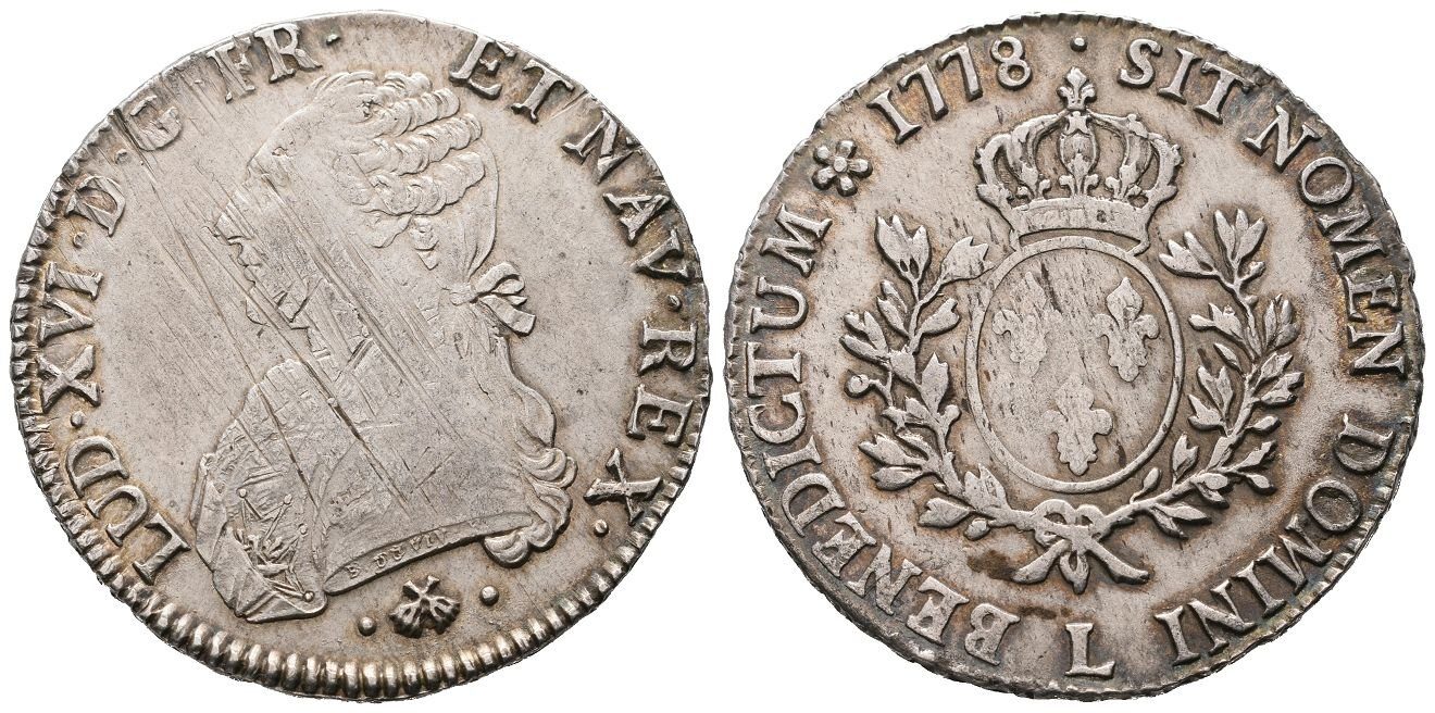 Francie, Ecu 1778 L, Bayonne