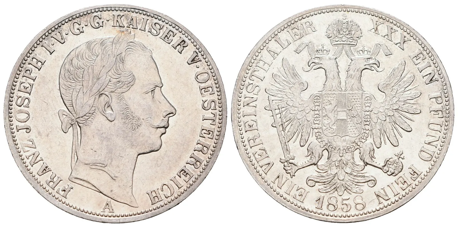 Tolar spolkový 1858 A