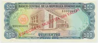 Dominikánská republika, 500 Pesos Oro 1988, P.129s