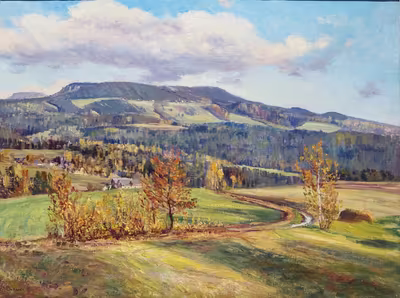 František Kaván: František Kaván (1866 - 1941) - Letní krajina