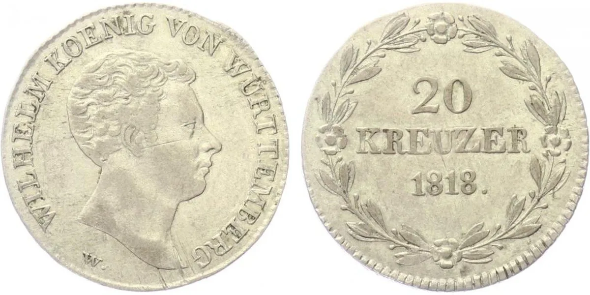 Württemberg, Wilhelm I., 1816 - 1864 — 1