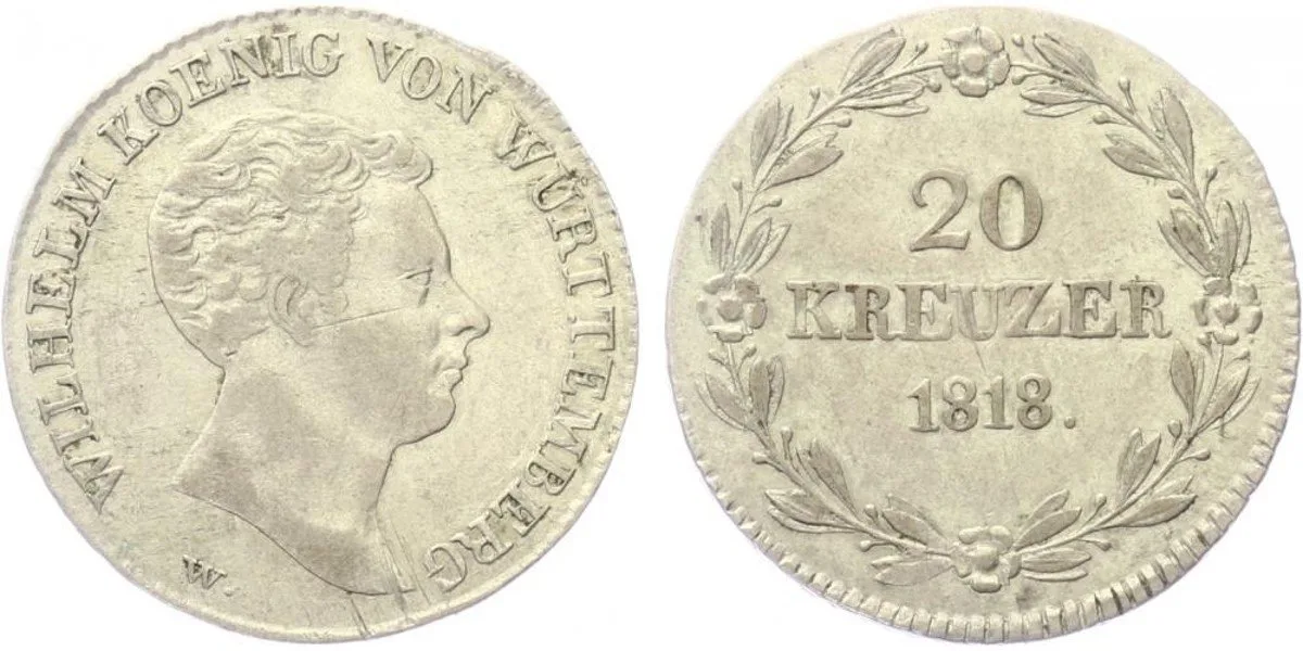 Württemberg, Wilhelm I., 1816 - 1864 — 1