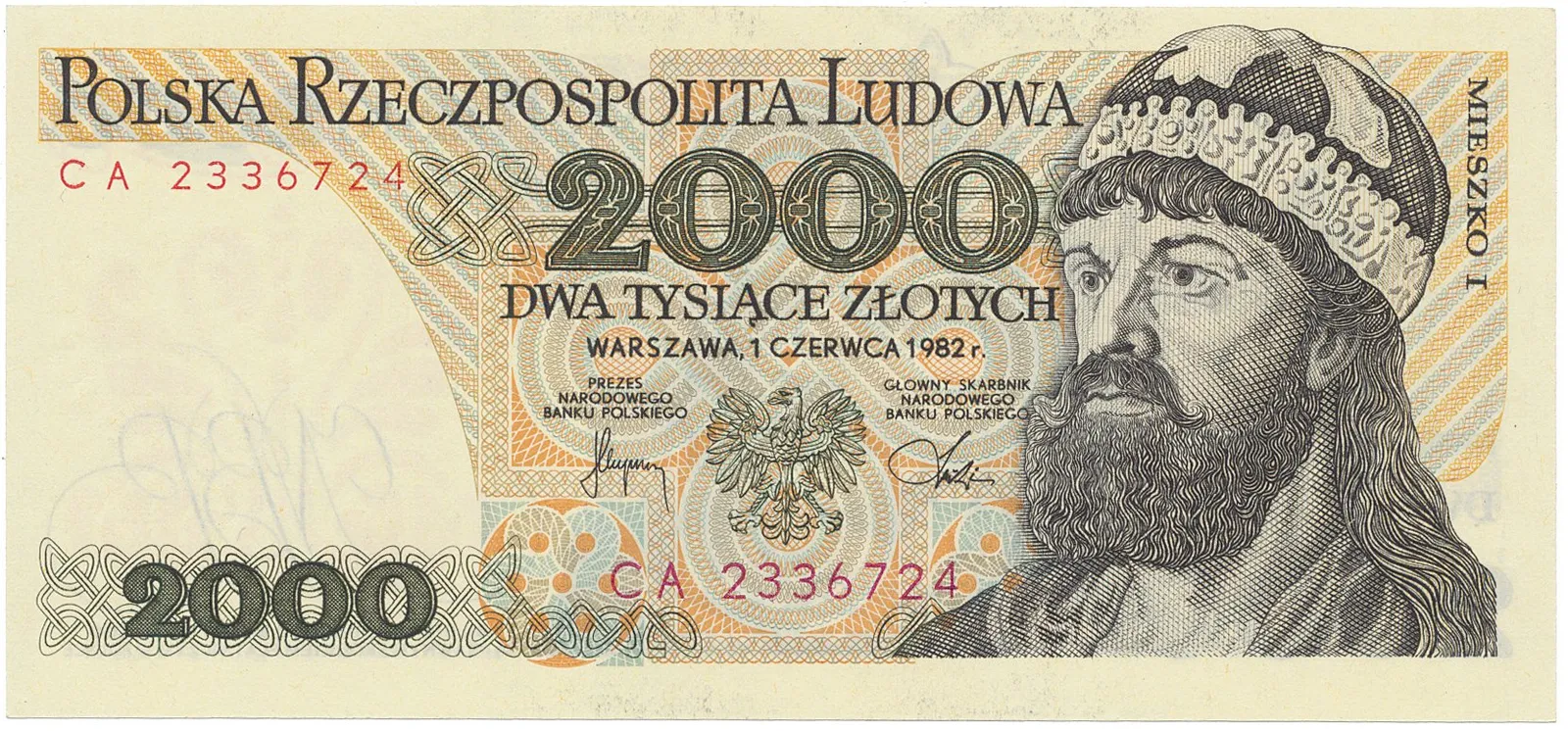 Polsko, 2000 Zlotych 1982, P.147c