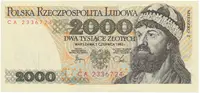 Polsko, 2000 Zlotych 1982, P.147c