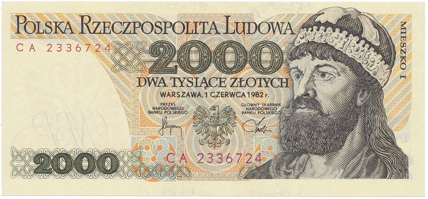 Polsko, 2000 Zlotych 1982, P.147c
