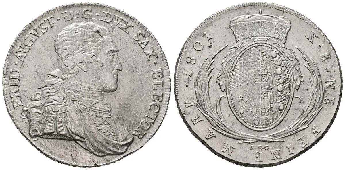 Sasko, Friedrich August III./I., 1763 - 1827 — 1