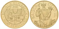 Rakousko, 1000 Schilling 1996 - Císař Otto III.