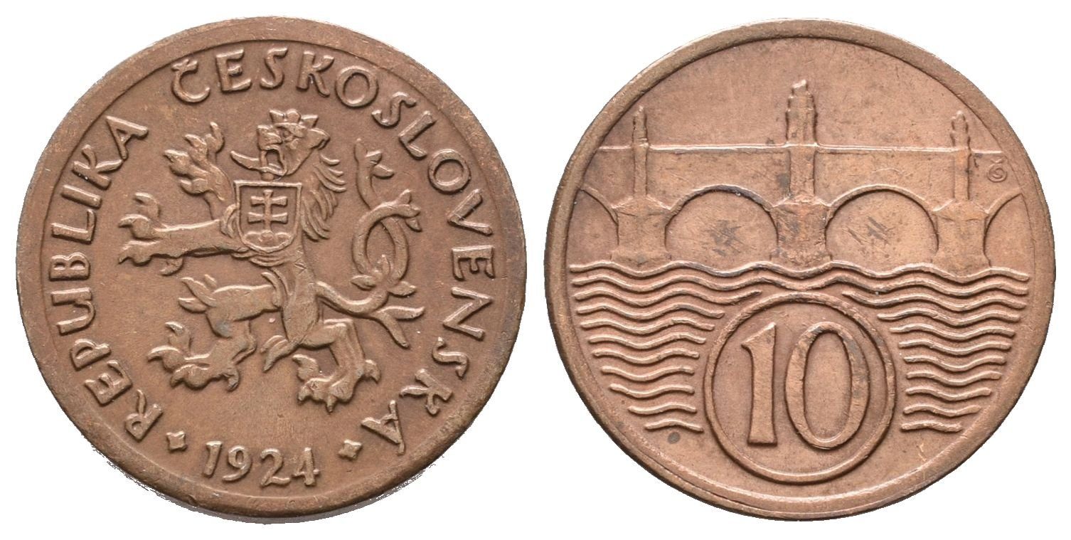 10 Haléř 1924