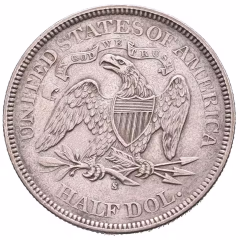 1 Dollar 1875 S, San Francisco, nep. čištěn, patina