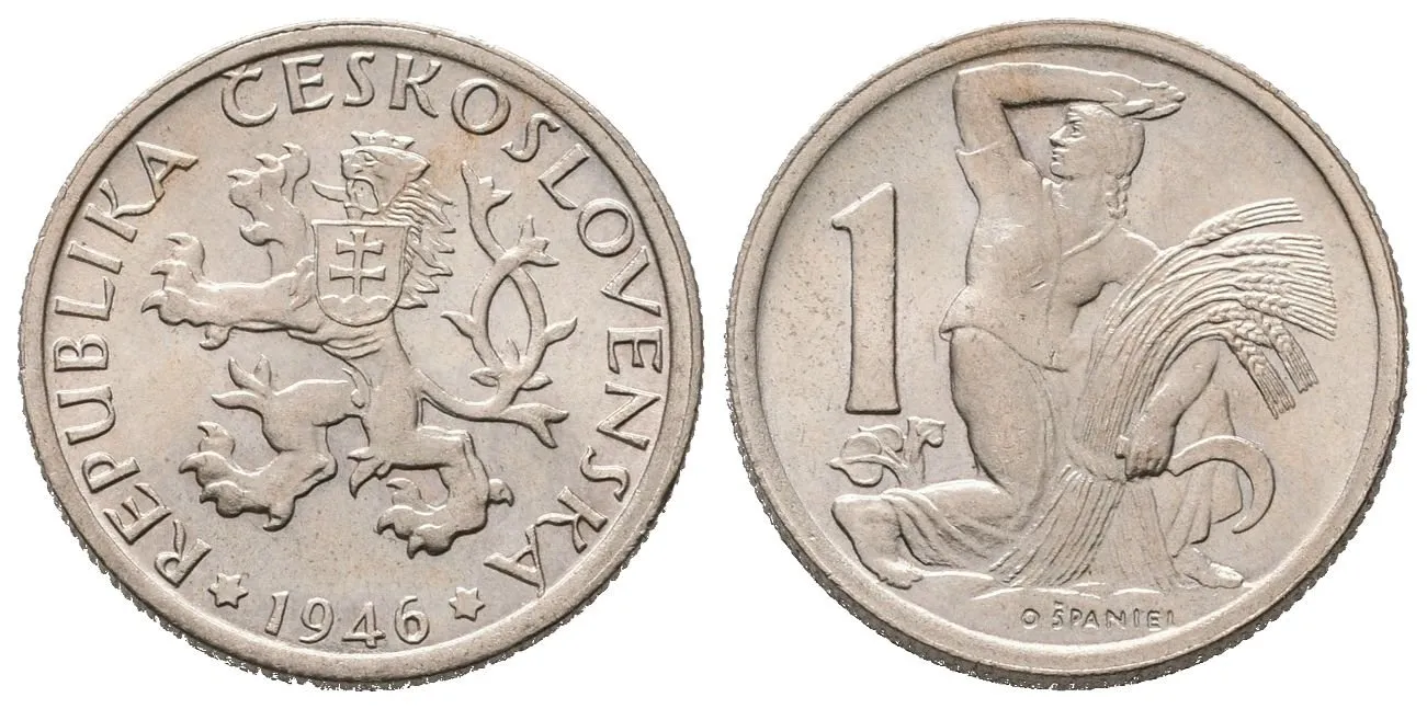 1 Koruna 1946