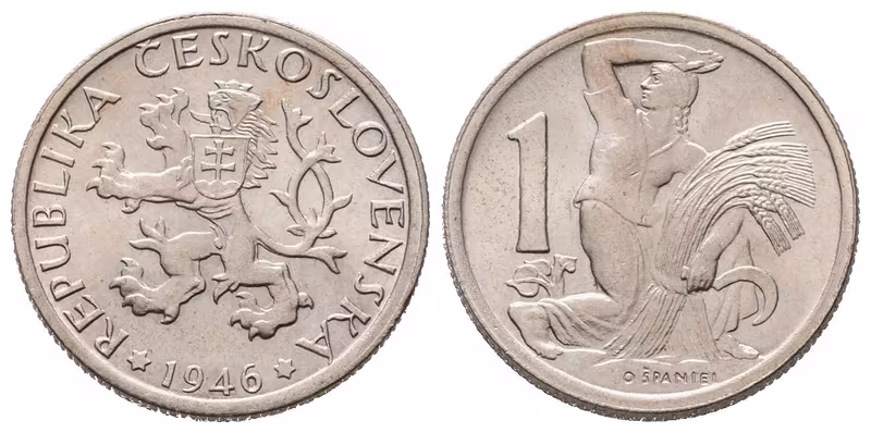 1 Koruna 1946