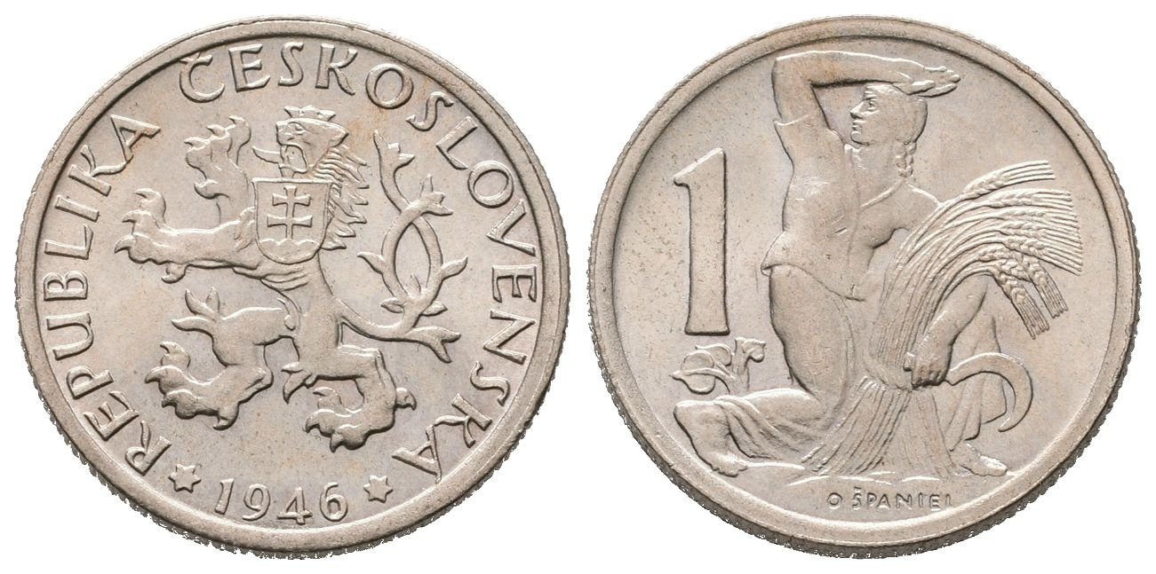 1 Koruna 1946