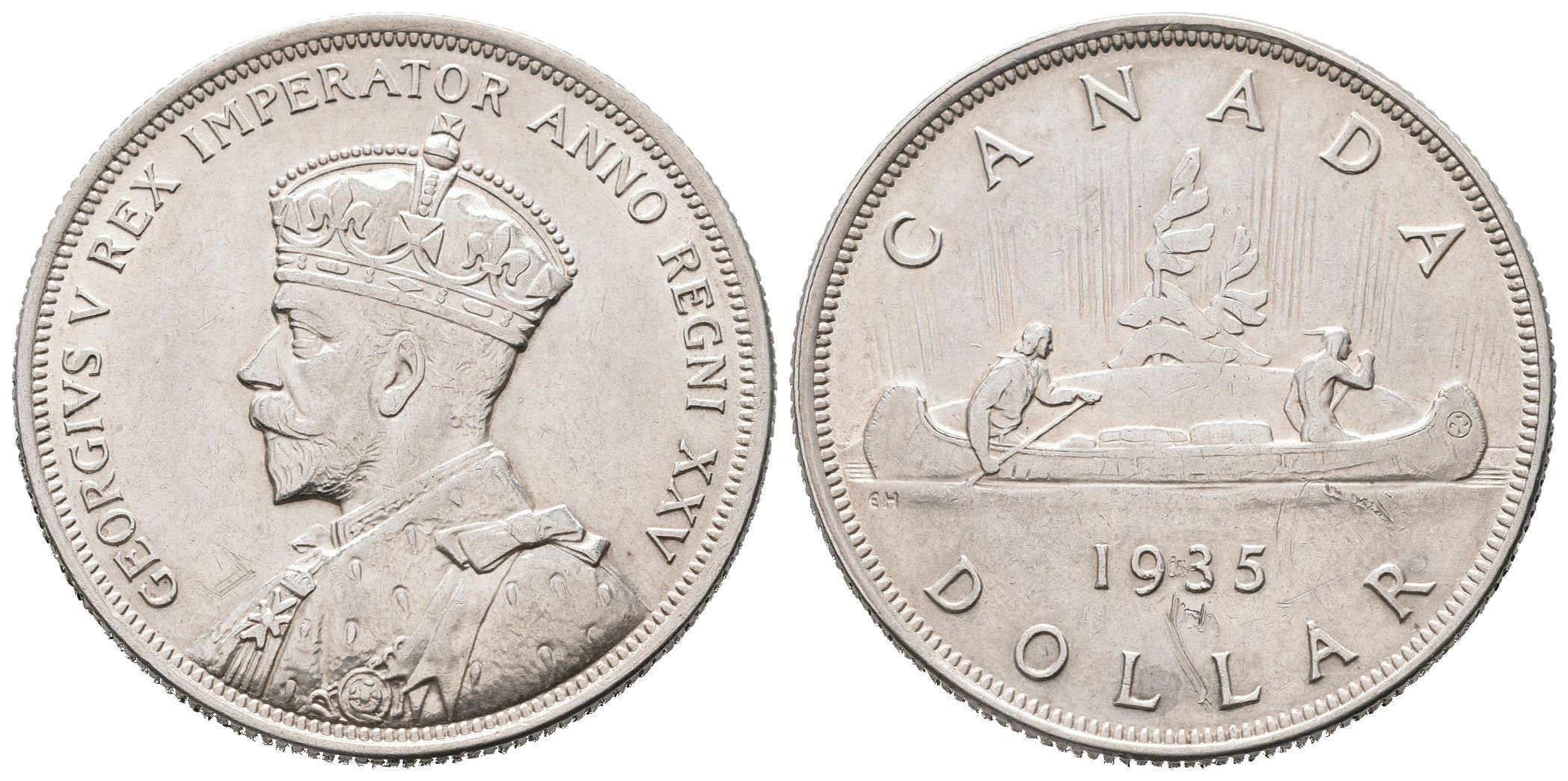 Kanada, 1 Dollar 1935 - Jubilejní