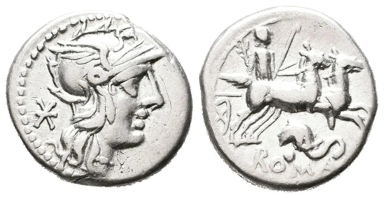 P. Porcius Laeca, Denár, A. 1092