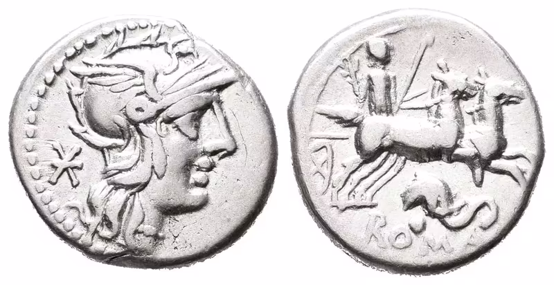 P. Porcius Laeca, Denár, A. 1092