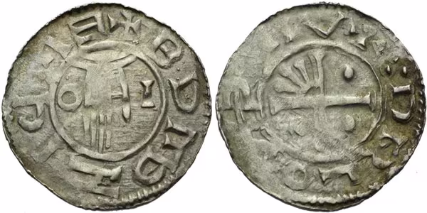 Boleslav II., Denár, Cach 108