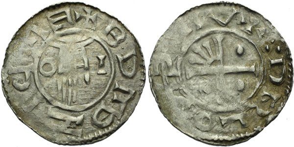 Boleslav II., Denár, Cach 108