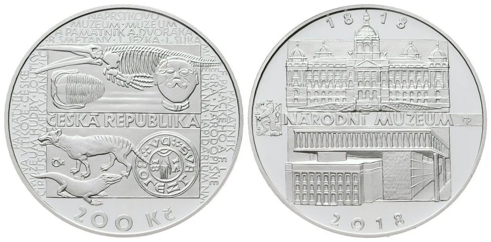 200 Kč 2018 - Založení Národního muzea