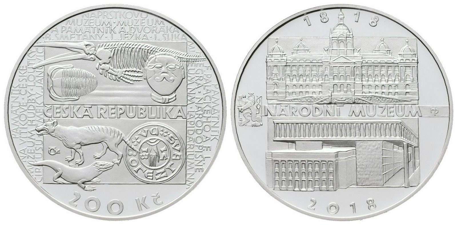 200 Kč 2018 - Založení Národního muzea