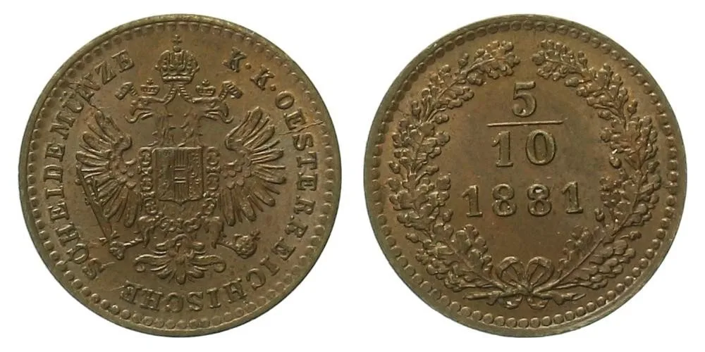 Rakouská a spolková měna, 1857 - 1892 — 1