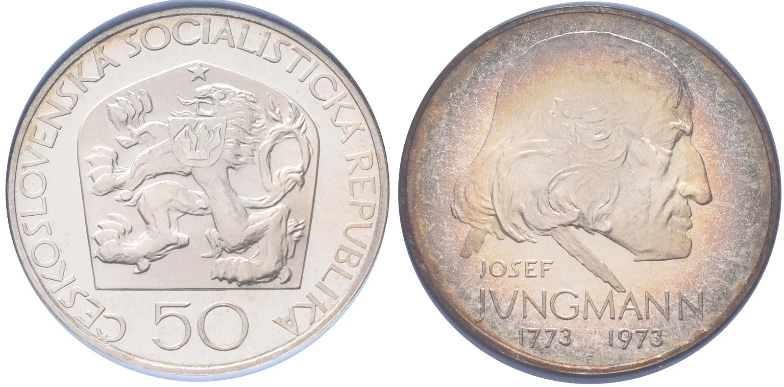 50 Kčs 1973 - Josef Jungmann, PROOF