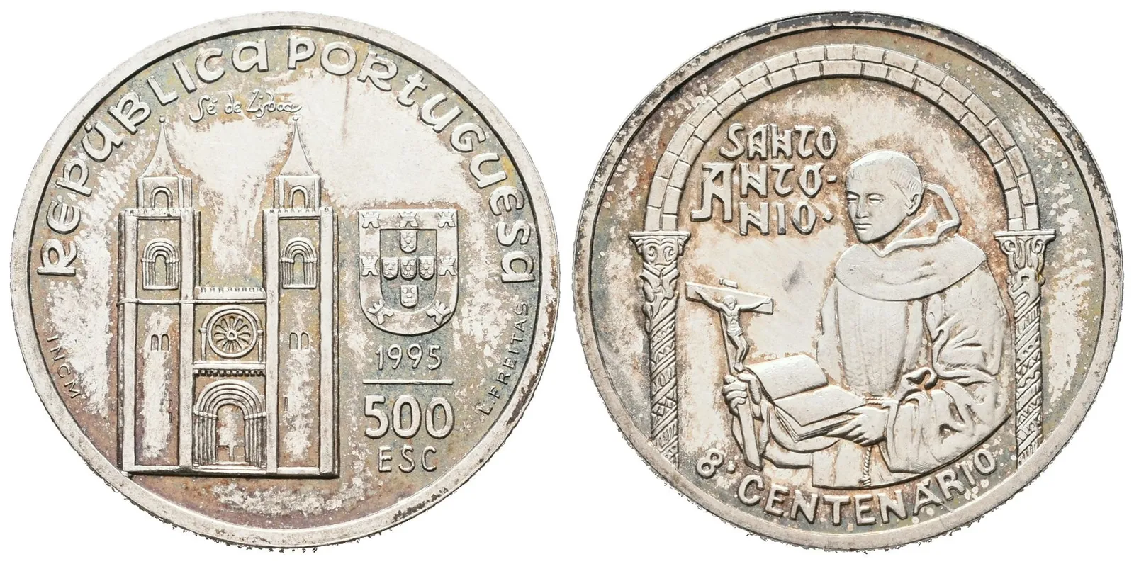 Portugalsko, 500 Escudos 1995 - Svatý Antonín