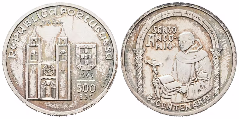 Portugalsko, 500 Escudos 1995 - Svatý Antonín