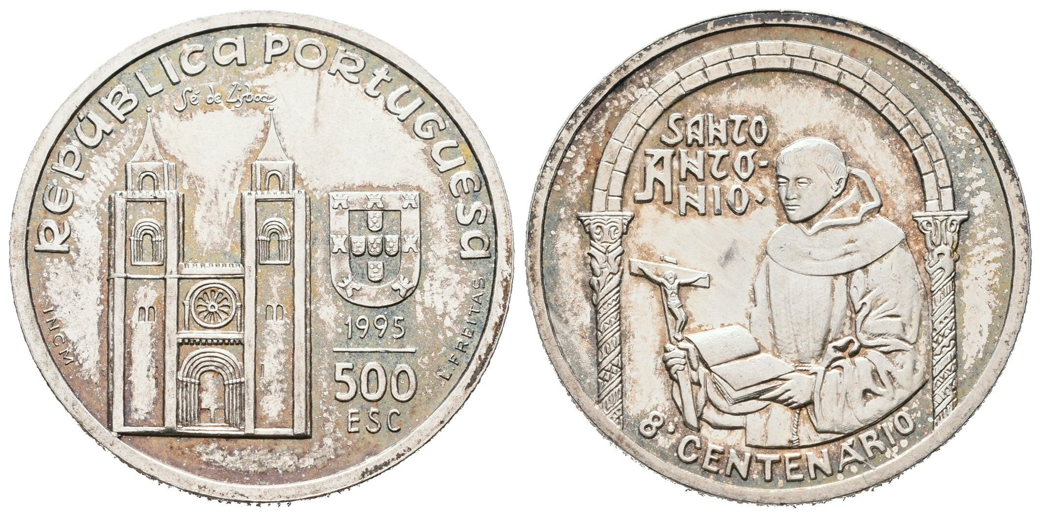 Portugalsko, 500 Escudos 1995 - Svatý Antonín